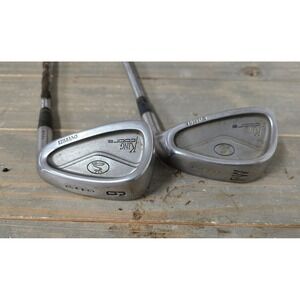 King‎ Cobra Irons Mens Standard Silver Oversize 9 Iron & Pitching Wedge NO SHAFT